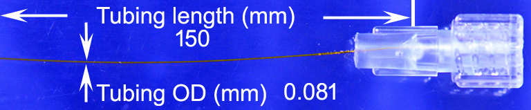 Doccol microcatheters 81 micron OD female luer