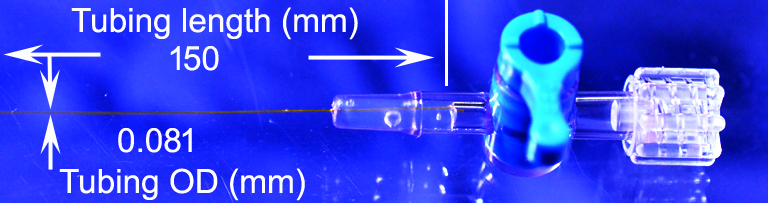 Doccol microcatheter 81 micron one-way stopcock