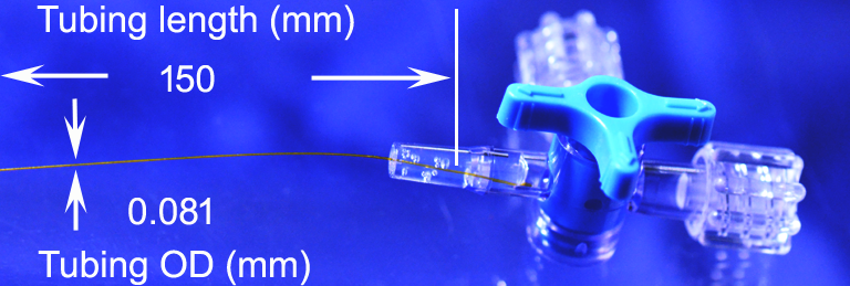 Doccol microcatheter 81 micron four-way stopcock