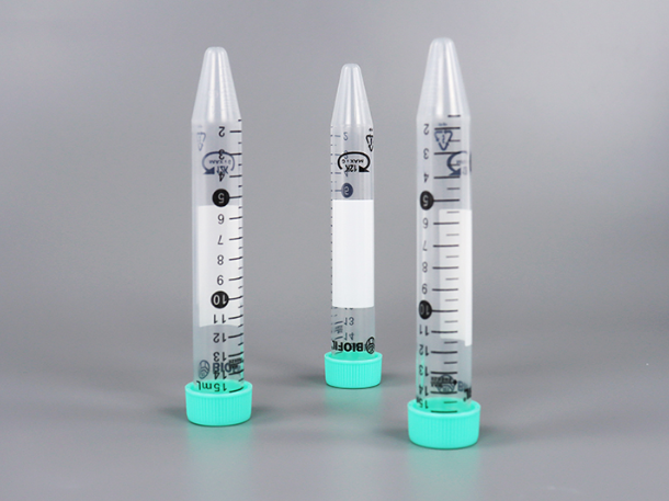 15mL Centrifuge Tubes 12000xg, Conical, Dnase/Rnase-free, Sterilized , Bagged, CS of 500