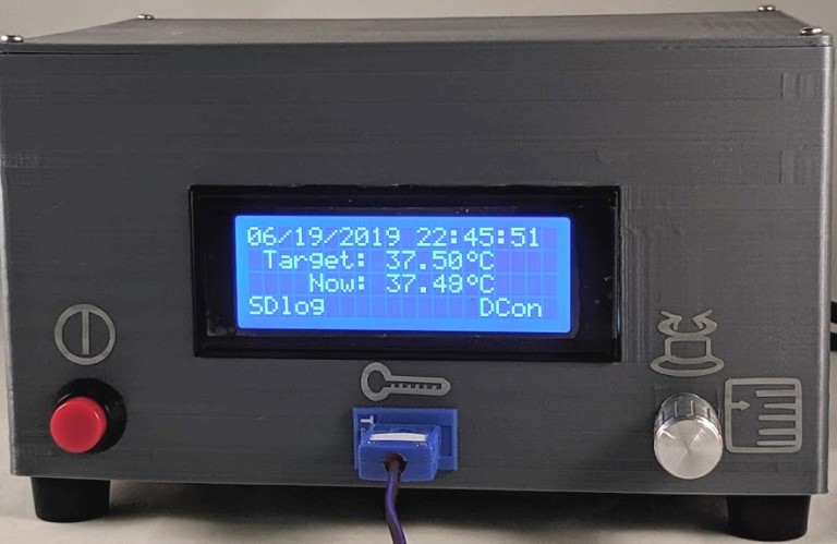 PID temperature controller for 12VDC heating pad
