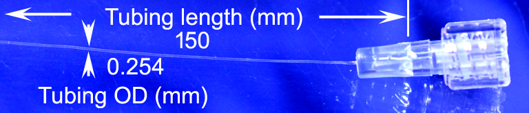 PE-254 microcatheter 100 cm connected to female Luer