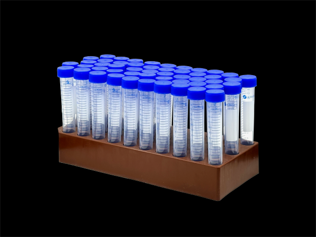 15mL Centrifuge Tubes 14000xg, Conical, Dnase/Rnase-free, Sterilized , PLASTIC RACK, CS of 500