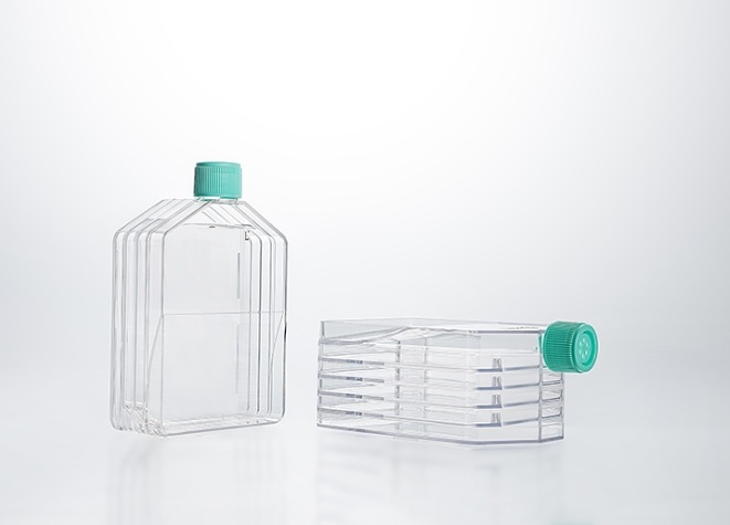 5 layers Tissue Treated Cell Culture Flask, 875cm², w/vent cap, DNase/RNase-free, Sterilized, Case of 8