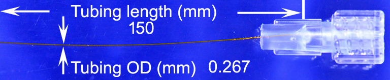 PI-267 microcatheter 150 mm connected to female Luer