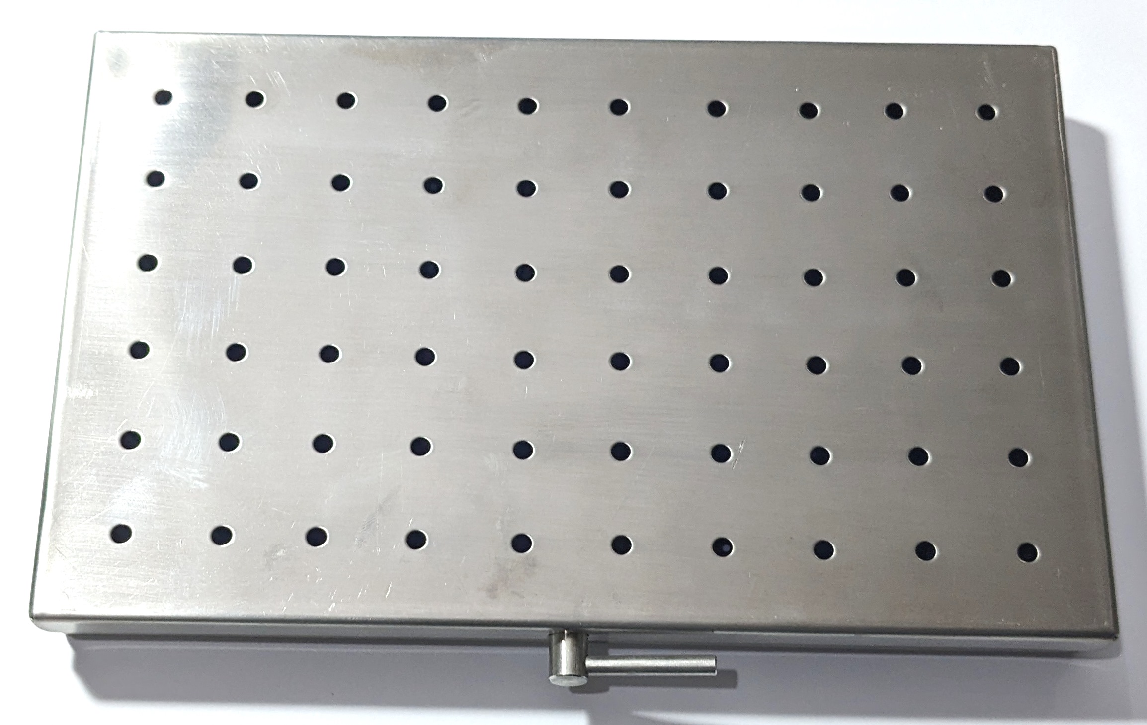 Stainless steel autoclave box 221mm x136mm x 20mm