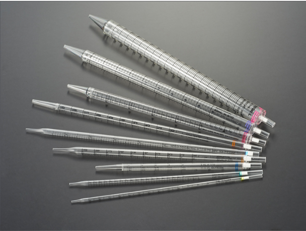 10mL Serological Pipets, 1/10 mL, Sterilized, Bulk or Individual Pack, Case of 200